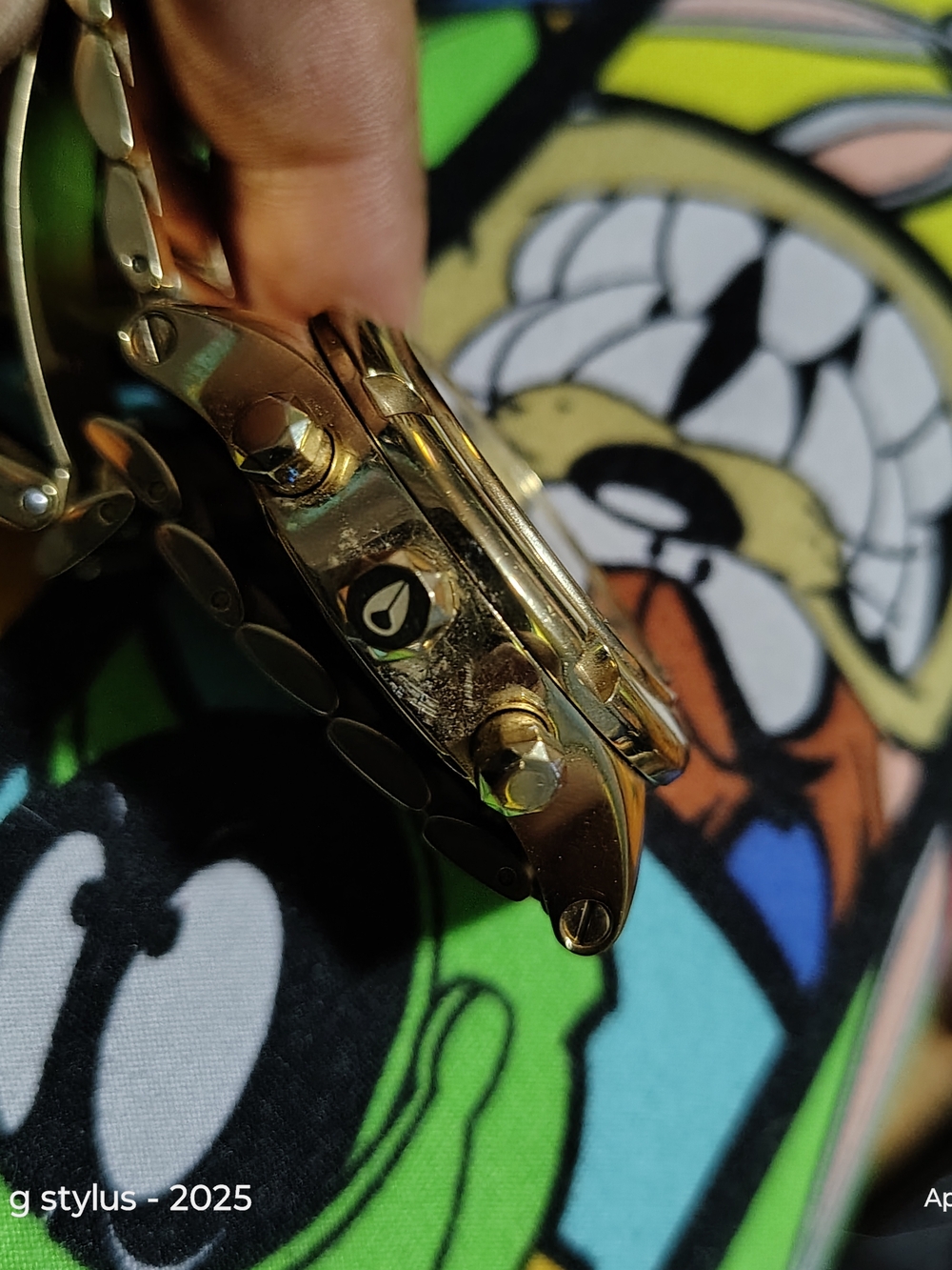 🟡🔥 NIXON GOLD Tone Chronograph Watch - Nixon The Camden 😲😎 - Picture 5 of 9